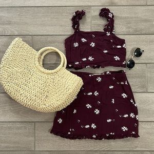 Women's blouse and skirt set